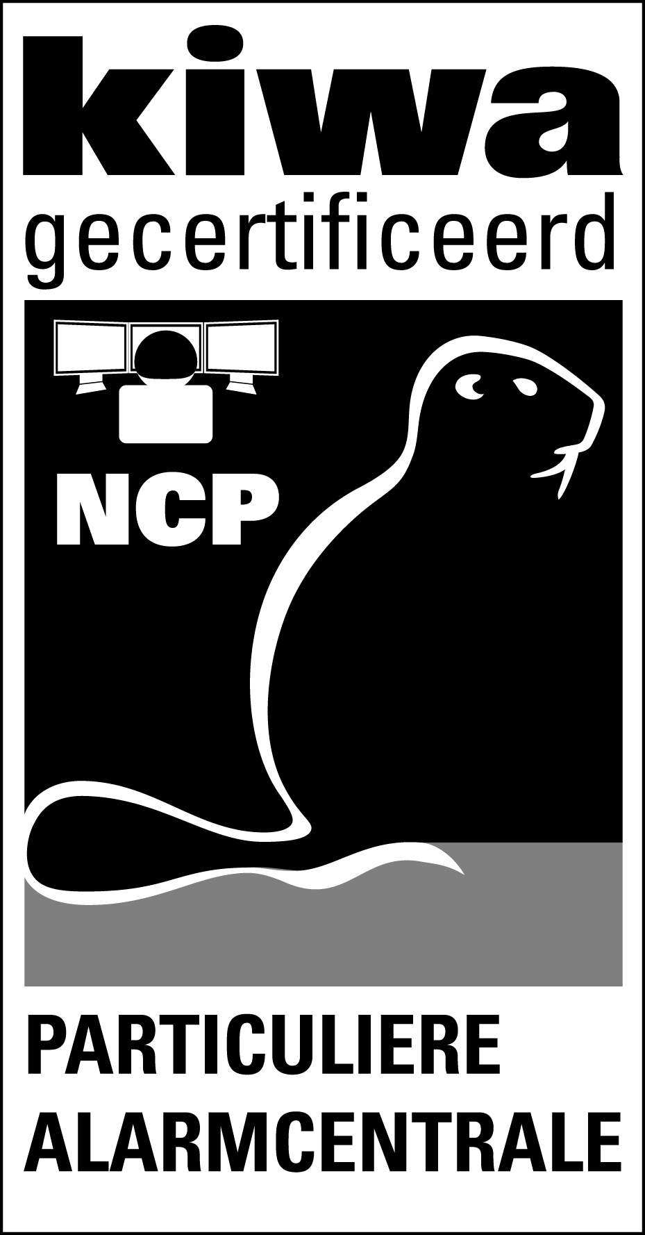 Kiwa NCP logo Parrticuliere Alarmcentrale